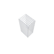 Anbaugabione Typ 4 80 cm x 40 cm x 30 cm (L x H x T), Maschenweite 5 cm x 5 cm, C-Ring
