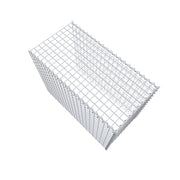 Anbaugabione Typ 4 100 cm x 80 cm x 50 cm (L x H x T), Maschenweite 5 cm x 5 cm, Spirale
