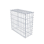 Gabione 50 cm x 50 cm x 20 cm (L x H x T), Maschenweite 5 cm x 10 cm, Spirale