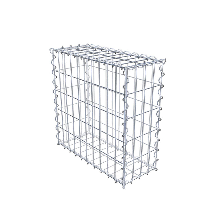 Gabione 50 cm x 50 cm x 20 cm (L x H x T), Maschenweite 5 cm x 10 cm, Spirale