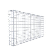 Gabione 200 cm x 100 cm x 20 cm (L x H x T), Maschenweite 10 cm x 10 cm, Spirale