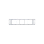 Gabione 100 cm x 100 cm x 20 cm (L x H x T), Maschenweite 10 cm x 10 cm, C-Ring
