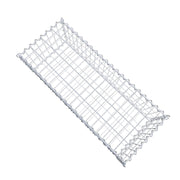 Gabione 100 cm x 30 cm x 40 cm (L x H x T), Maschenweite 5 cm x 10 cm, Spirale