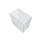 Anbaugabione Typ 2 50 cm x 50 cm x 30 cm (L x H x T), Maschenweite 5 cm x 5 cm, C-Ring