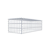 Anbaugabione Typ 3 100 cm x 30 cm x 40 cm (L x H x T), Maschenweite 5 cm x 10 cm, Spirale