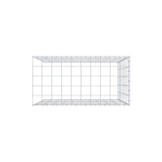 Anbaugabione Typ 4 100 cm x 100 cm x 50 cm (L x H x T), Maschenweite 10 cm x 10 cm, C-Ring