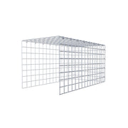 Anbaugabione Typ 4 80 cm x 40 cm x 40 cm (L x H x T), Maschenweite 5 cm x 5 cm, C-Ring