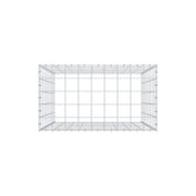Anbaugabione Typ 3 100 cm x 90 cm x 50 cm (L x H x T), Maschenweite 10 cm x 10 cm, C-Ring