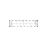 Gabione 100 cm x 60 cm x 20 cm (L x H x T), Maschenweite 10 cm x 10 cm, Spirale