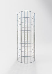 Gabionensäule rund 32 cm Durchmesser, 80 cm Höhe, Maschenweite 5 cm x 10 cm