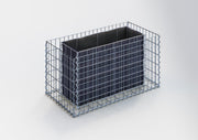 Kuvido Hochbeet eckig 100 cm x 50 cm x 50 cm (L x H x T), Maschenweite 5 x 10 cm, Wandstärke 10 cm