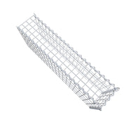 Anbaugabione Typ 4 100 cm x 40 cm x 20 cm (L x H x T), Maschenweite 5 cm x 10 cm, Spirale