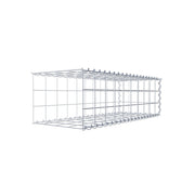 Anbaugabione Typ 2 100 cm x 30 cm x 40 cm (L x H x T), Maschenweite 10 cm x 10 cm, Spirale