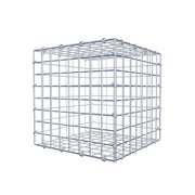 Gabione 40 cm x 40 cm x 40 cm (L x H x T), Maschenweite 5 cm x 5 cm, C-Ring