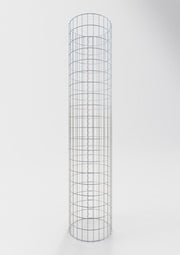 Gabionensäule rund 42 cm Durchmesser, 200 cm Höhe, Maschenweite 5 cm x 10 cm
