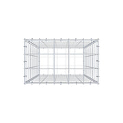 Gabione 100 cm x 50 cm x 30 cm (L x H x T), Maschenweite 10 cm x 10 cm, C-Ring