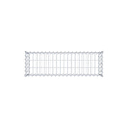 Kuvido Gabione 100 cm x 30 cm x 30 cm (L x H x T), Maschenweite 5 cm x 10 cm, Spirale