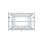 Anbaugabione Typ 3 100 cm x 30 cm x 20 cm (L x H x T), Maschenweite 10 cm x 10 cm, C-Ring