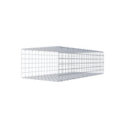 Anbaugabione Typ 2 100 cm x 30 cm x 50 cm (L x H x T), Maschenweite 5 cm x 5 cm, C-Ring