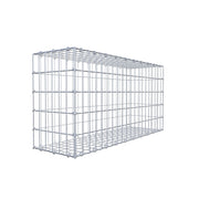 Kuvido Gabione 100 cm x 50 cm x 30 cm (L x H x T), Maschenweite 5 cm x 10 cm, C-Ring