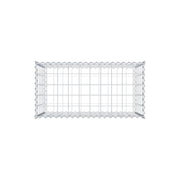 Gabione 100 cm x 60 cm x 50 cm (L x H x T), Maschenweite 10 cm x 10 cm, Spirale