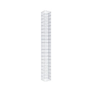 Gabionensäule eckig 22 cm x 22 cm, 200 cm Höhe, MW 5 cm x 10 cm