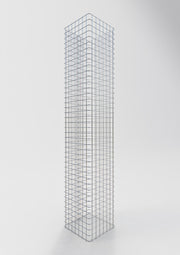 Gabionensäule eckig 37 cm x 37 cm, 200 cm Höhe, MW 5 cm x 5 cm