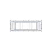 Gabione 100 cm x 60 cm x 20 cm (L x H x T), Maschenweite 10 cm x 10 cm, C-Ring