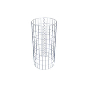 Gabionensäule rund 37 cm Durchmesser, 80 cm Höhe, Maschenweite 5 cm x 10 cm