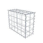 Gabione 50 cm x 40 cm x 20 cm (L x H x T), Maschenweite 10 cm x 10 cm, Spirale