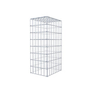 Anbaugabione Typ 3 80 cm x 40 cm x 30 cm (L x H x T), Maschenweite 5 cm x 10 cm, C-Ring