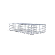 Gabione 100 cm x 20 cm x 50 cm (L x H x T), Maschenweite 5 cm x 5 cm, Spirale