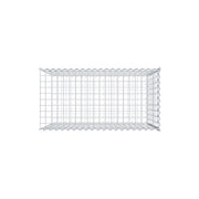 Anbaugabione Typ 2 100 cm x 80 cm x 50 cm (L x H x T), Maschenweite 5 cm x 10 cm, Spirale