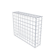 Gabione 100 cm x 80 cm x 20 cm (L x H x T), Maschenweite 10 cm x 10 cm, Spirale