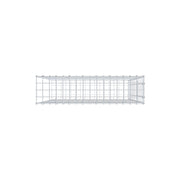 Anbaugabione Typ 2 100 cm x 80 cm x 20 cm, Maschenweite 5 cm x 10 cm, C-Ring