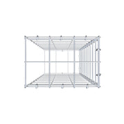 Anbaugabione Typ 2 100 cm x 30 cm x 20 cm (L x H x T), Maschenweite 10 cm x 10 cm, C-Ring