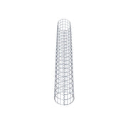 Gabionensäule rund feuerverzinkt, 27 cm Durchmesser, 200 cm Höhe, MW 5 cm x 10 cm