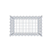 Gabione 50 cm x 50 cm x 30 cm (L x H x T), Maschenweite 5 cm x 5 cm, Spirale