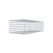 Gabione 100 cm x 30 cm x 50 cm (L x H x T), Maschenweite 5 cm x 5 cm, C-Ring