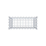 Gabione 50 cm x 50 cm x 20 cm (L x H x T), Maschenweite 5 cm x 5 cm, Spirale