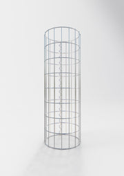 Gabionensäule rund 27 cm Durchmesser, 80 cm Höhe, Maschenweite 5 cm x 10 cm