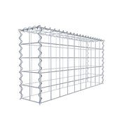 Anbaugabione Typ 3 100 cm x 50 cm x 20 cm (L x H x T), Maschenweite 10 cm x 10 cm, Spirale