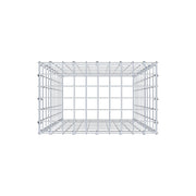 Anbaugabione Typ 3 100 cm x 50 cm x 30 cm (L x H x T), Maschenweite 5 cm x 10 cm, C-Ring