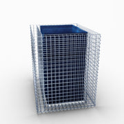 Hochbeet eckig 100 cm x 80 cm x 100 cm (L x H x T), Maschenweite 5 x 5 cm, Wandstärke 10 cm