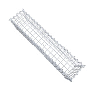 Anbaugabione Typ 3 100 cm x 30 cm x 20 cm (L x H x T), Maschenweite 5 cm x 5 cm, Spirale