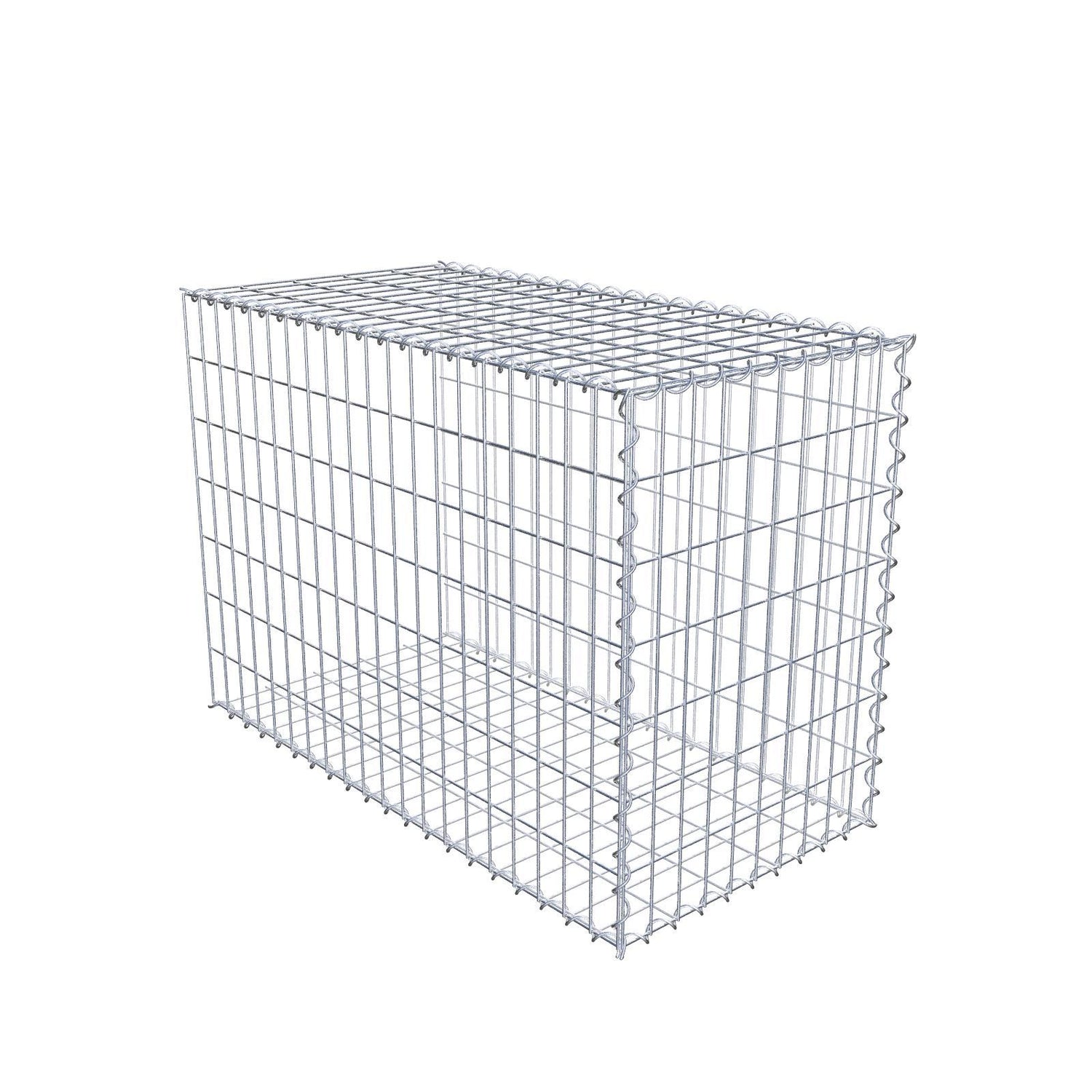 Anbaugabione Typ 2 100 cm x 70 cm x 50 cm (L x H x T), Maschenweite 5 cm x 10 cm, Spirale