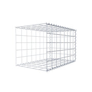 Anbaugabione Typ 2 80 cm x 50 cm x 50 cm (L x H x T), Maschenweite 10 cm x 10 cm, Spirale