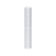 Gabionensäule eckig 22 cm x 22 cm, 160 cm Höhe, MW 5 cm x 5 cm