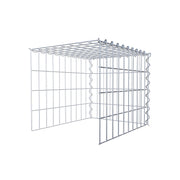 Anbaugabione Typ 4 50 cm x 40 cm x 40 cm (L x H x T), Maschenweite 5 cm x 10 cm, Spirale