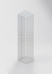 Gabionensäule eckig 42 cm x 42 cm, 160 cm Höhe, MW 5 cm x 5 cm
